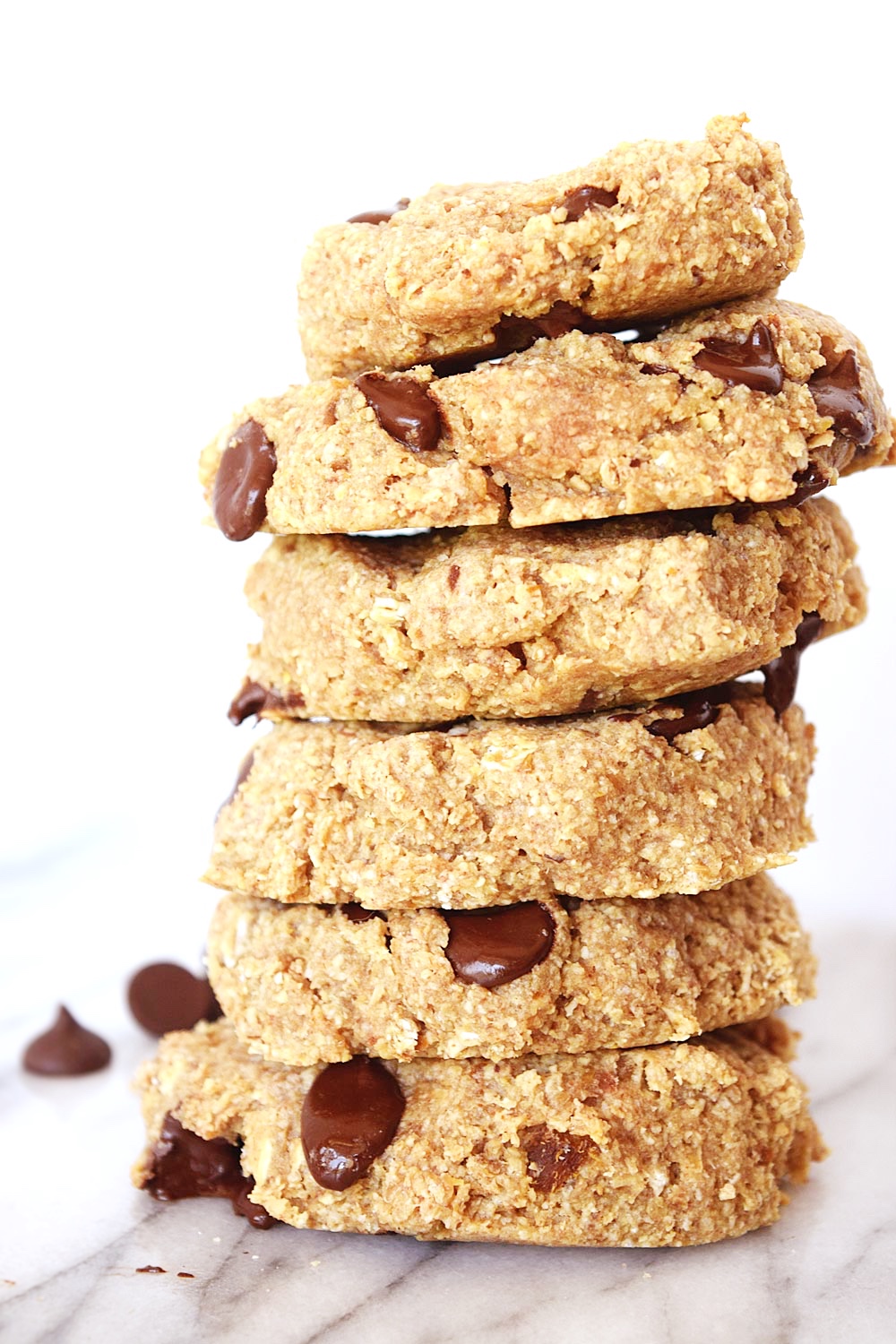 Vegan Almond Butter Chocolate Chip Cookies - Sweet Vegan Sara