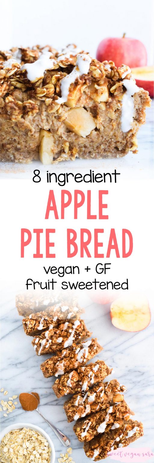 Vegan-Apple-Pie-Bread-Pin - Sweet Vegan Sara