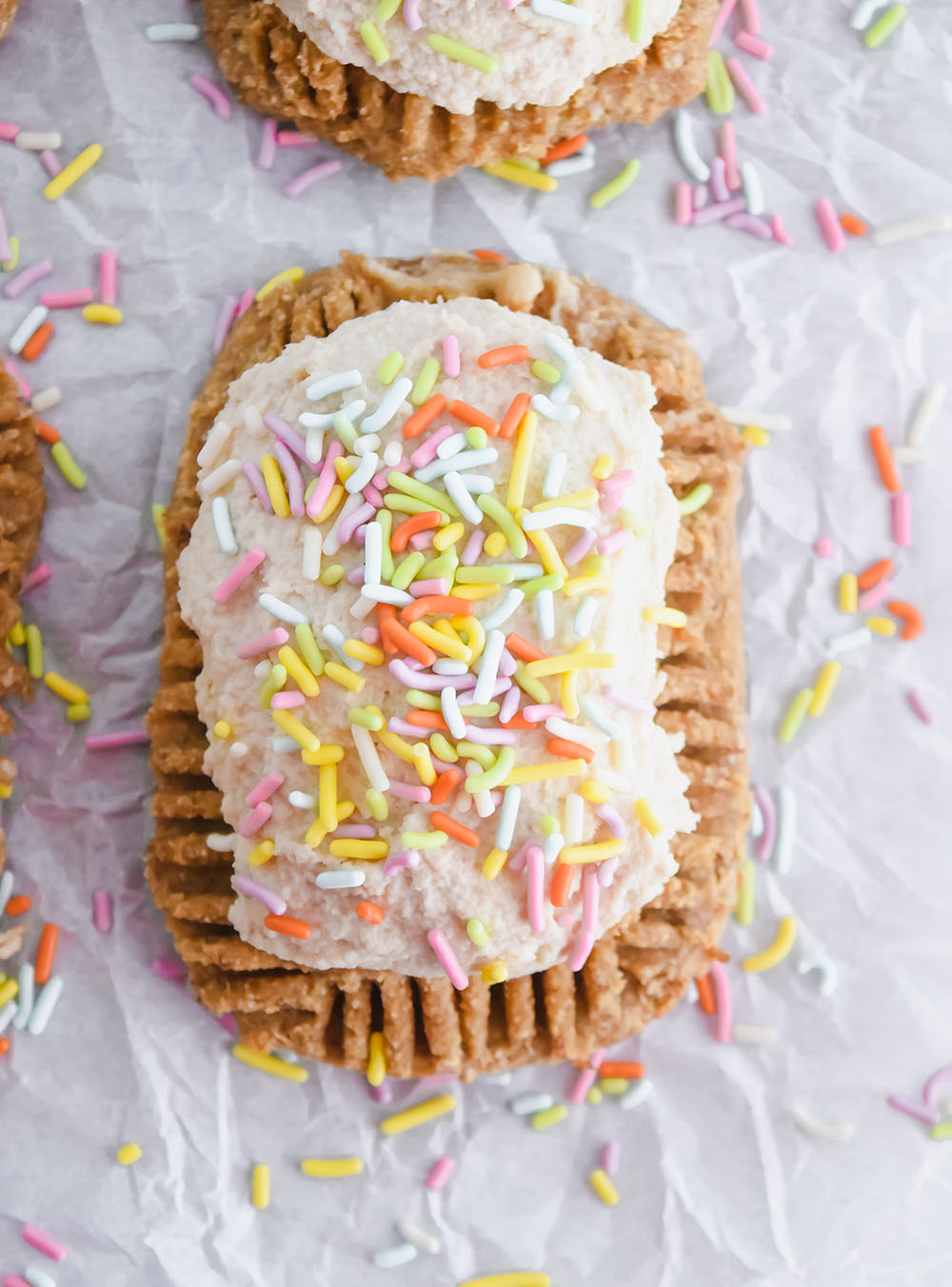 Vegan Birthday Cake Poptarts