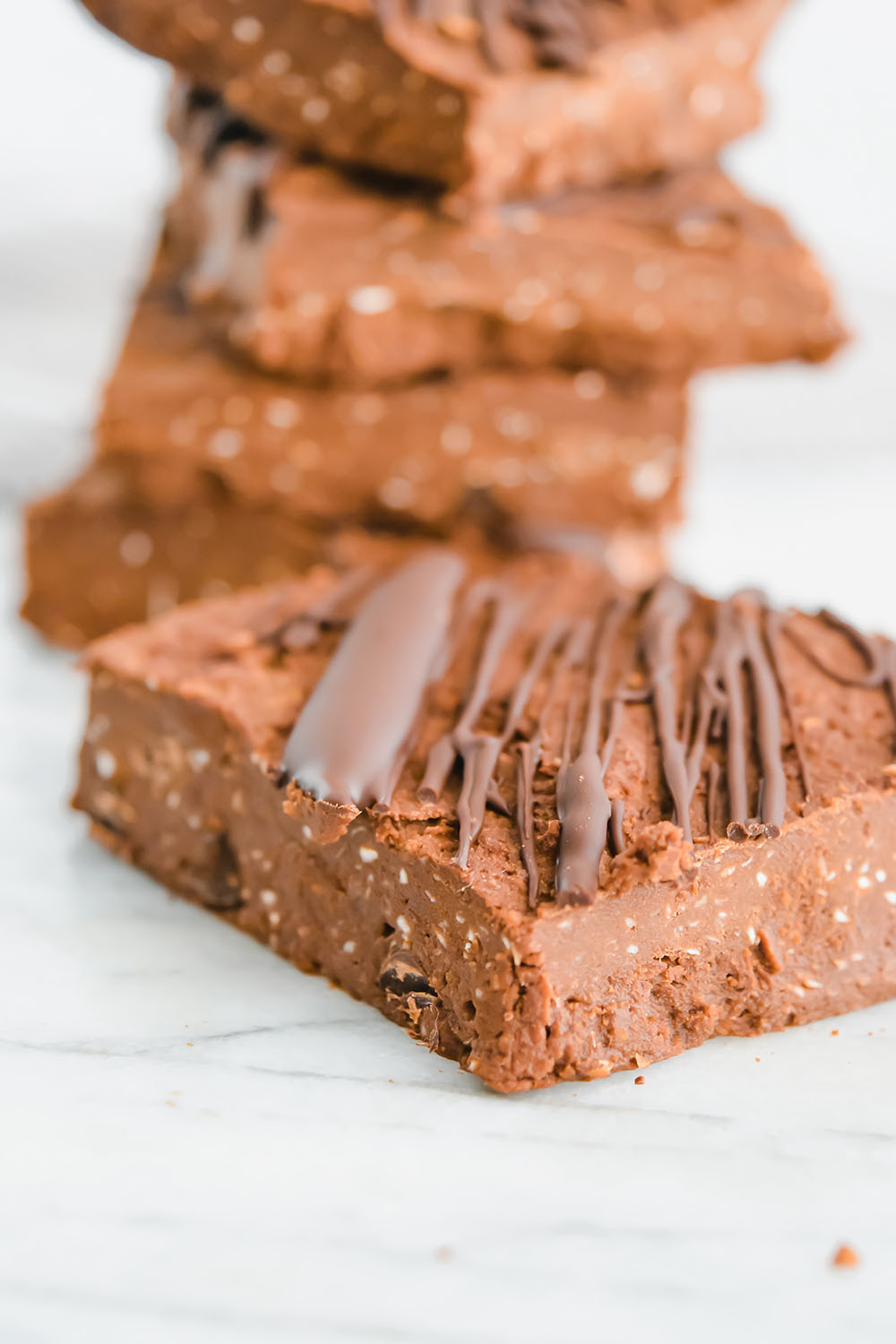 Vegan No Bake Double Chocolate Cookie Dough Bars - Sweet Vegan Sara