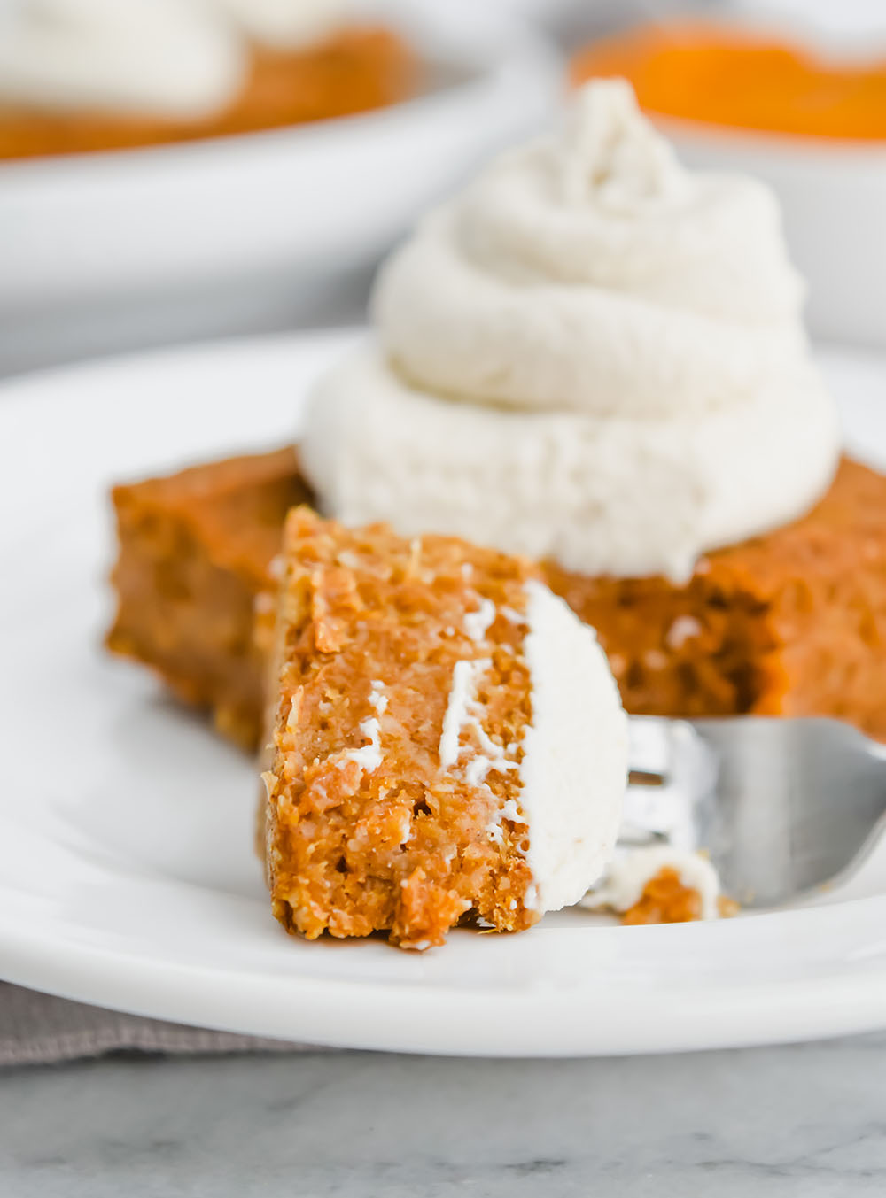Vegan Pumpkin Spice Bars with Cream Cheese Frosting