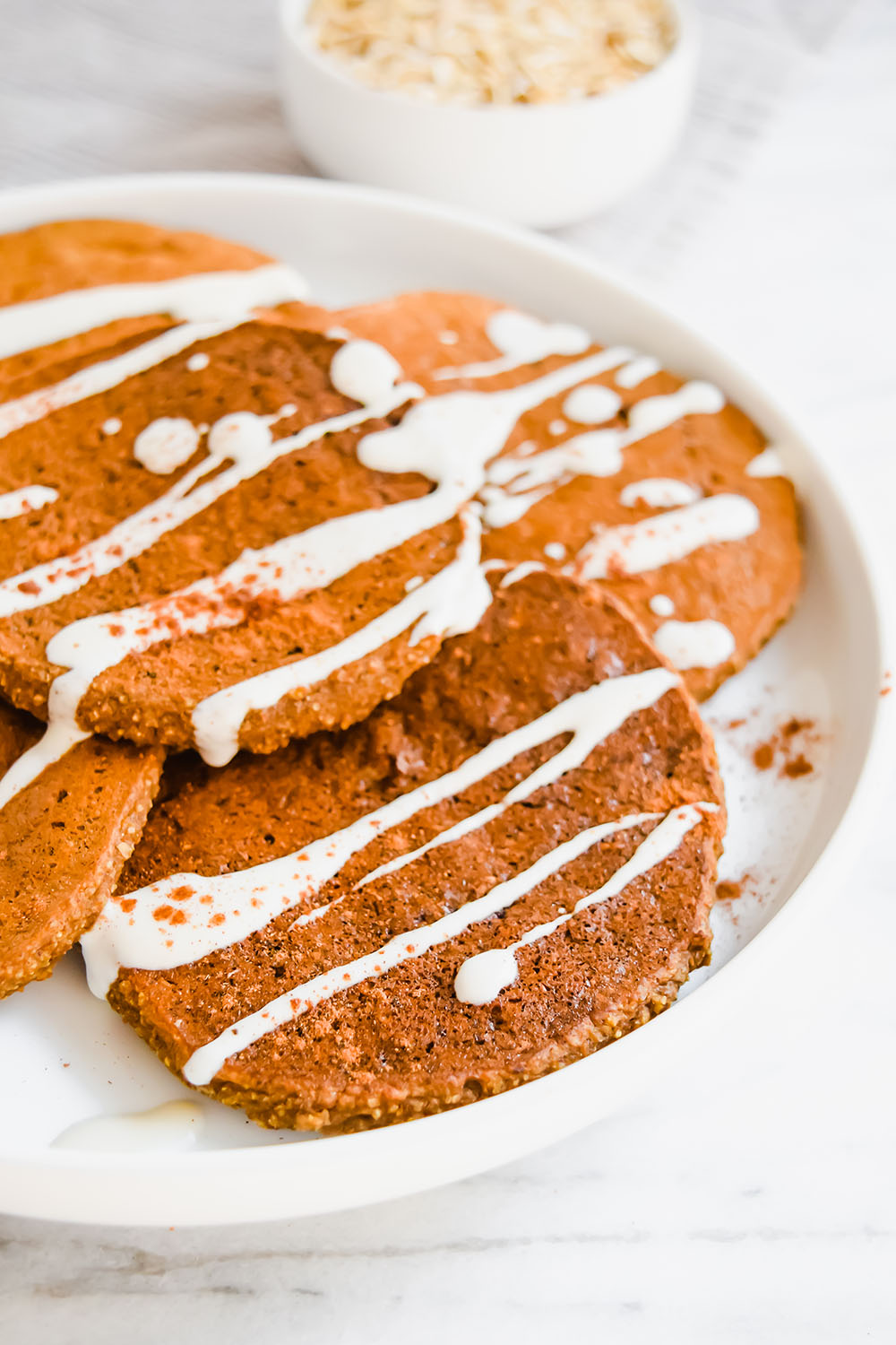 Vegan Gingerbread Pancakes