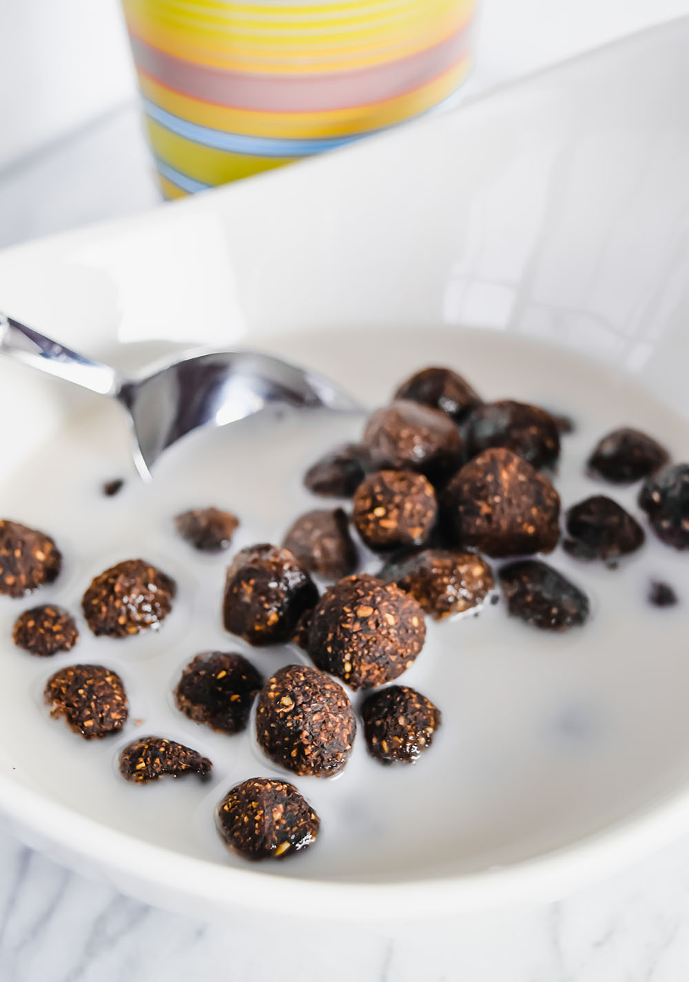 Chocolate Cereal (Homemade Cocoa Puffs) - Elavegan
